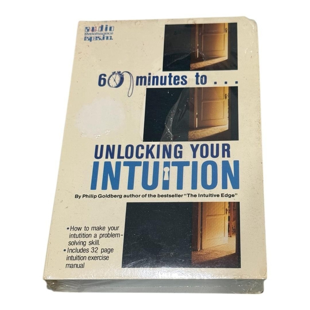 60 Minutes To Unlocking Your Intuition Philip Goldberg Audio Cassette Tape